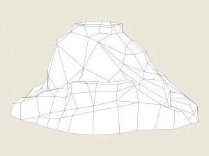 game ready rock mountain collection 3D Model