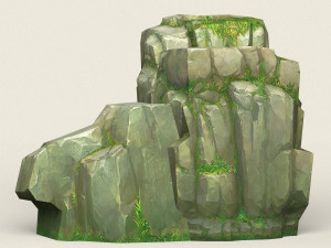 game ready rock mountain collection Modèle 3D