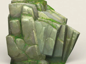 game ready rock mountain collection 3D Model