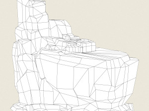 game ready rock mountain collection Modèle 3D