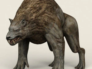 potworny wilk Model 3D