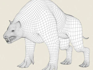 monster wolf 3D Model