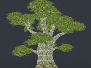 low poly tree 01 3D Model