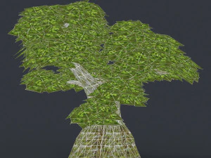 low poly tree 02 3D Model