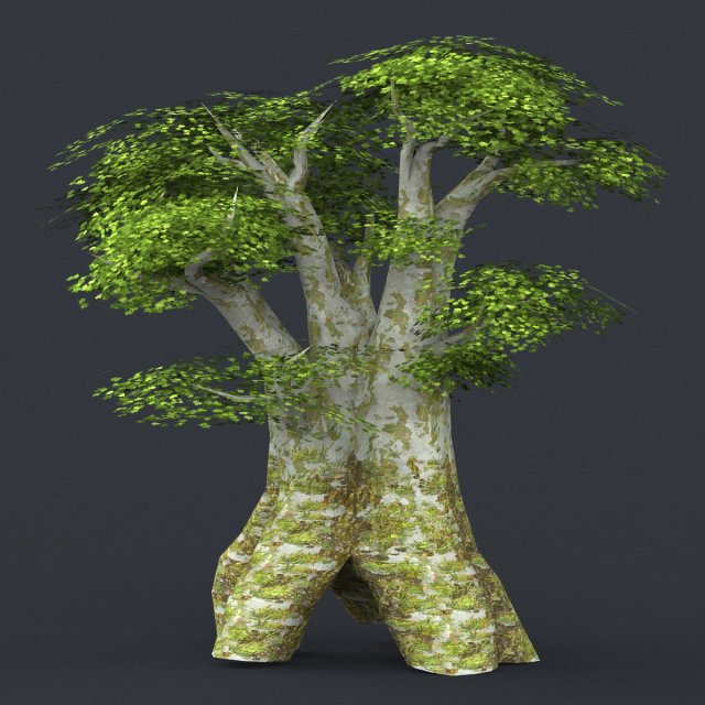 low poly tree 03 3D 模型 .c4d .max .obj .3ds .fbx .stl .blend 