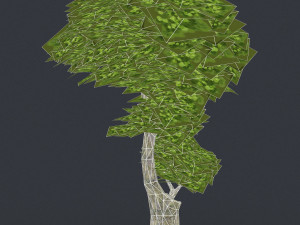 low poly tree 07 3D 모델