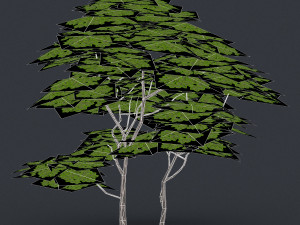 low poly tree 14 3D Model