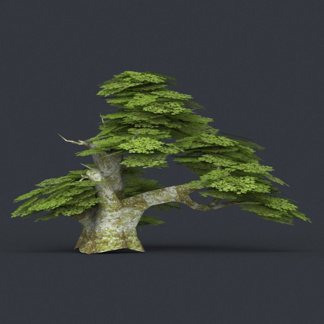 low poly tree 18 3Dモデル .c4d .max .obj .3ds .fbx .stl .blend 