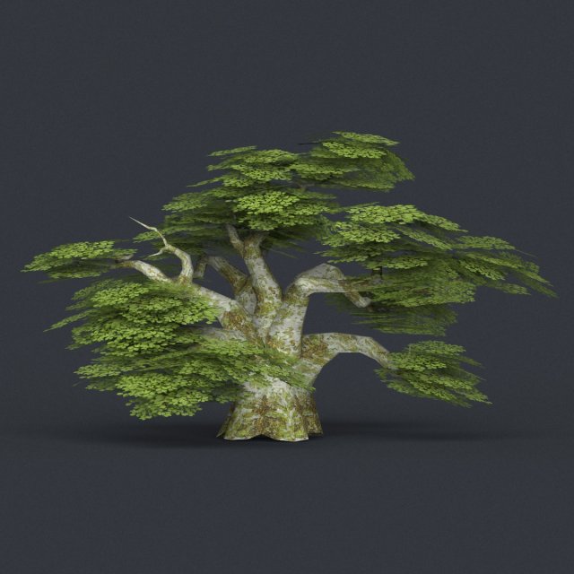 low poly tree 20 Model 3D .c4d .max .obj .3ds .fbx .stl .blend 