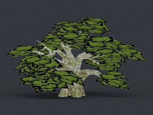 low poly tree 20 Model 3D
