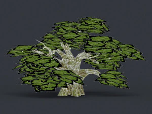 low poly tree 20 3D Model