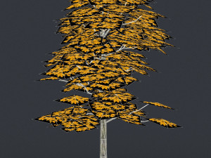 low poly 10 tree collection 02 Modèle 3D