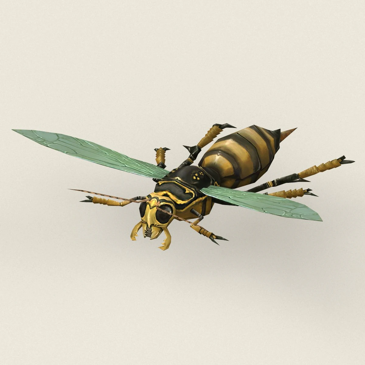 fantasy bee 3D Model .c4d .max .obj .3ds .fbx .stl .blend 