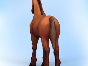 game ready horse 3D Model