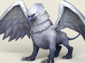 Fantasy Eagle Griffin 3D Model
