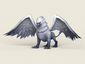 fantasy eagle griffin 3D Model