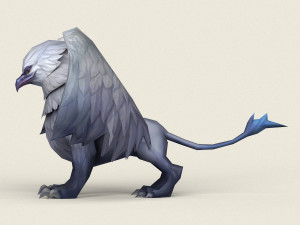 fantasy eagle griffin 3D Model