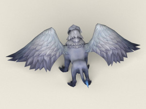 fantasy eagle griffin 3D Model