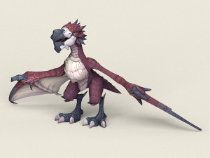 game ready fantasy eagle 3D Model