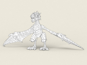 game ready fantasy eagle Modelo 3D