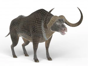 B&uacute;falo Modelo 3D