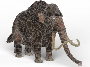mammoth elephant 3D 模型
