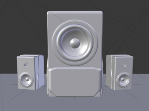 speaker kit 3D Model