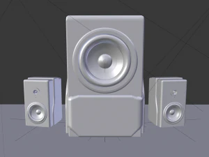 speaker kit 3D Model
