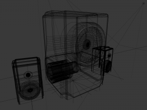 speaker kit 3D Model