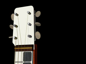 soviet hawaiian slide electric guitar 3D Model
