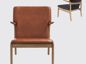 lounge chair - ole wanscher 3D Model