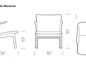 lounge chair - ole wanscher 3D-Modell