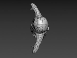 panda - cartoon low-poly 3Dモデル