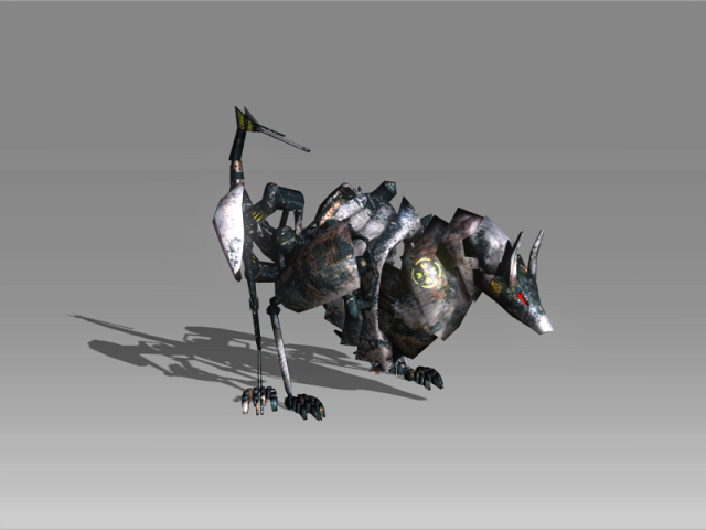 robo wolf Model 3D .c4d .max .obj .3ds .fbx .stl .blend 