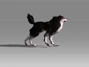 stray dog 3 3D Model