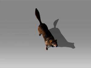 stray dog 2 3D 모델