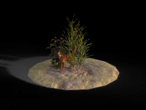 stray dog 2 3D Model