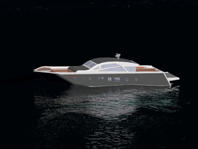 yacht Modelo 3D .c4d .max .obj .3ds .fbx .stl .blend 