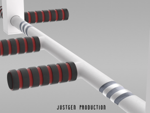 horizontal bar 3D मॉडल