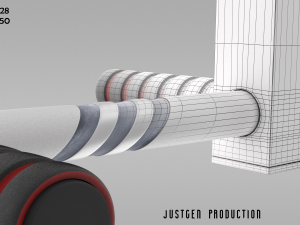 horizontal bar 3D मॉडल