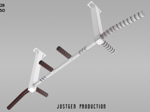 horizontal bar 3D मॉडल