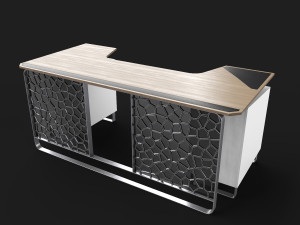 table - voronoi glass light 3D Model