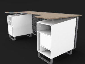 table - voronoi glass light Modello 3D