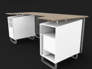 table - voronoi glass light 3D Model