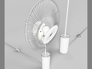 oyster lampe and lampadaire 3D 모델