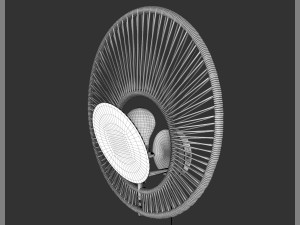 applique oyster blanc 3D Model