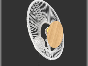 applique oyster blanc 3D Model