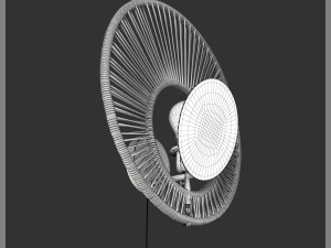 applique oyster blanc 3D Model