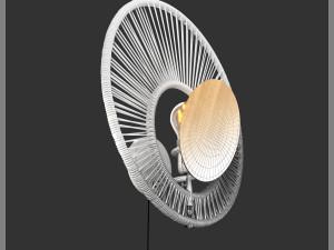 applique oyster blanc 3D Model