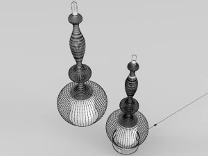 lampe suspension imperatrice 3D Model